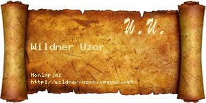 Wildner Uzor névjegykártya